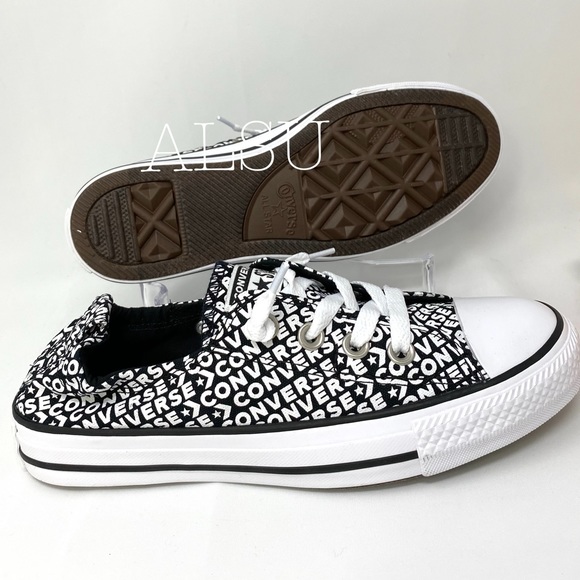 BLACK FRIDAY 🔥 Converse Ctas Shoreline Slip Canvas Black/Women's Logo 565544F - Picture 2 of 8